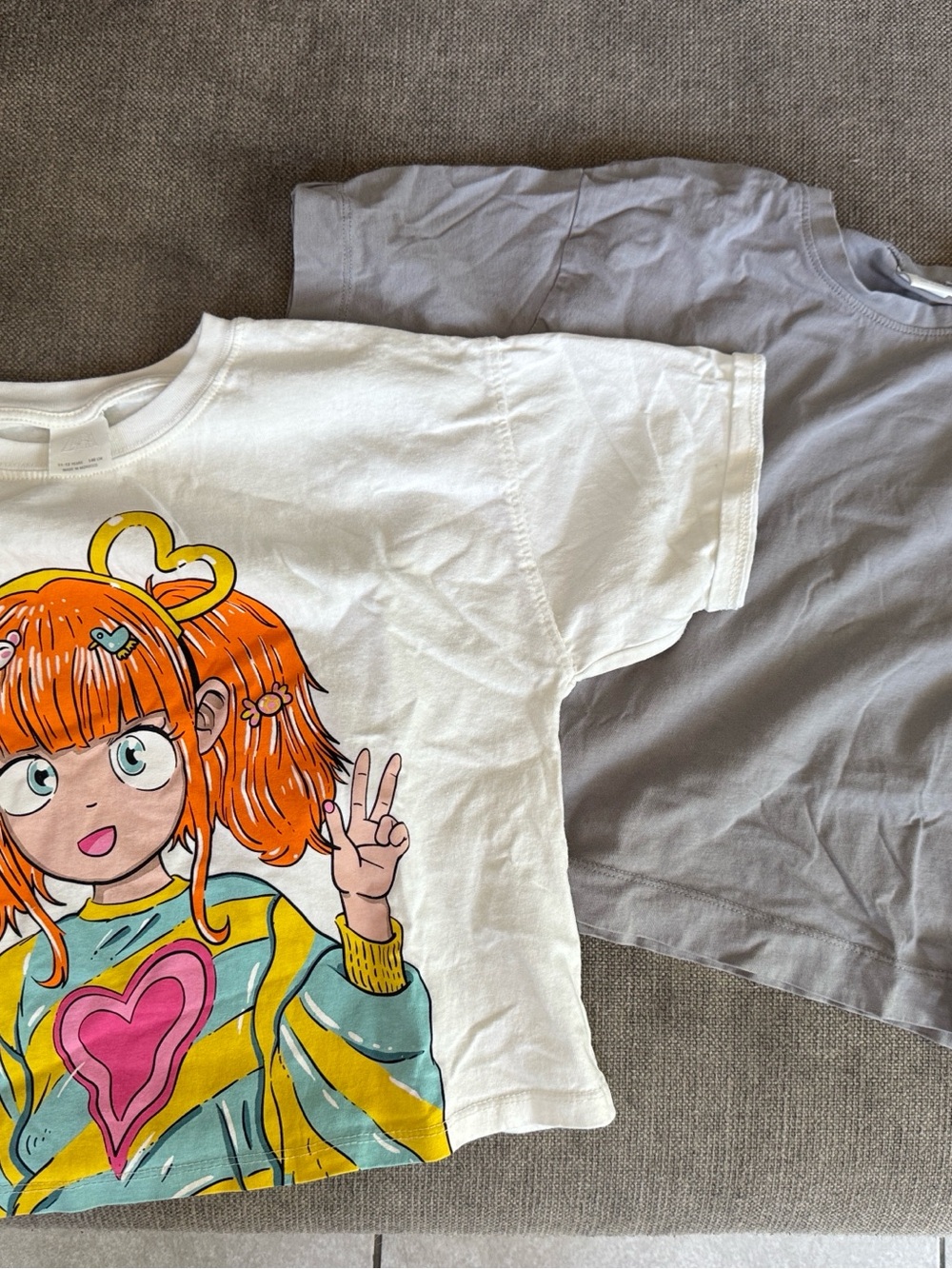 Zara girls tee shirts and cat and jack white tank